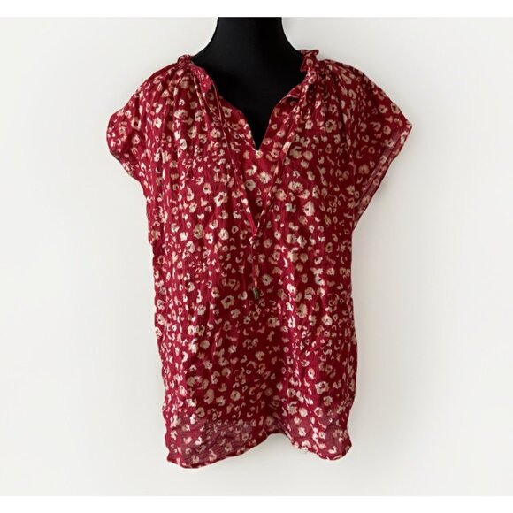Good Hart by Matilda Jane Floral Blouse Top Women’s Medium Boho Peasant Romantic - Picture 1 of 13